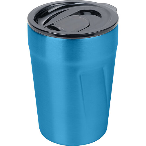 TROIKA Thermobecher CUP-UCCINO , Troika, blau, 304 Edelstahl, 12,50cm x 8,00cm x 8,00cm (Länge x Höhe x Breite), Bild 1
