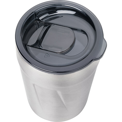 TROIKA Thermobecher CUP-UCCINO , Troika, schwarz, 304 Edelstahl, 12,50cm x 8,00cm x 8,00cm (Länge x Höhe x Breite), Bild 4