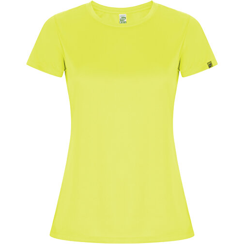 Imola Sport T-Shirt Für Damen , fluor yellow, Interlock Strick 47% Recyceltes Polyester, 53% Polyester, 135 g/m2, M, , Bild 1