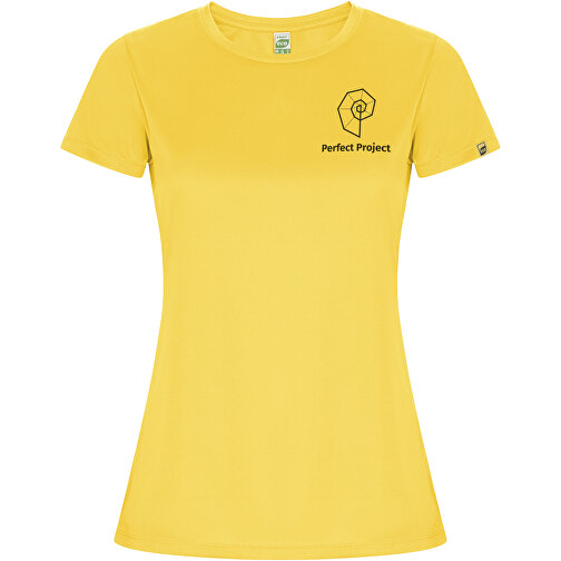 Imola Sport T-Shirt Für Damen , gelb, Interlock Strick 50% Recyceltes Polyester, 50% Polyester, 135 g/m2, M, , Bild 2