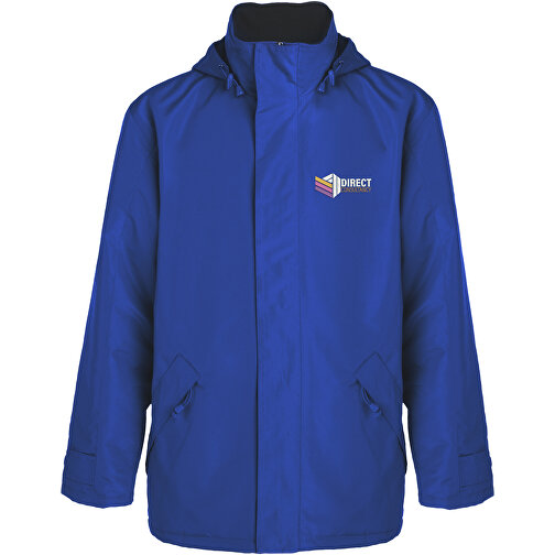 Europa Isolierte Jacke Unisex , royal, Woven 100% Polyester, 400 g/m2, Lining, Woven 100% Polyester, M, , Bild 2