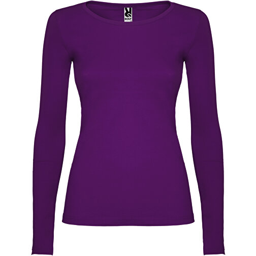 Extreme Langarmshirt Für Damen , lila, Single jersey Strick 100% Baumwolle, 160 g/m2, M, , Bild 1