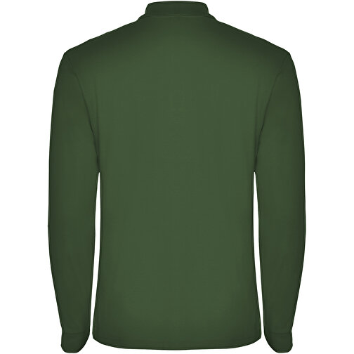 Estrella Langarm Poloshirt Für Herren , dunkelgrün, Piqué Strick 100% Baumwolle, 220 g/m2, XL, , Bild 3