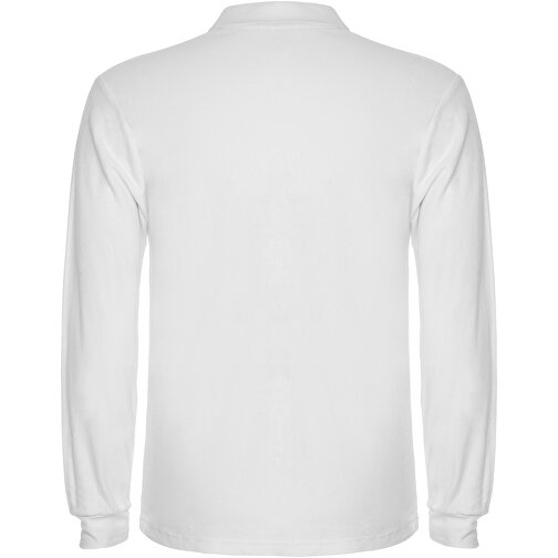 Estrella Langarm Poloshirt Für Herren , weiß, Piqué Strick 100% Baumwolle, 220 g/m2, 3XL, , Bild 3