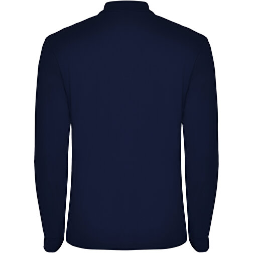 Estrella Langarm Poloshirt Für Herren , navy blue, Piqué Strick 100% Baumwolle, 220 g/m2, M, , Bild 3