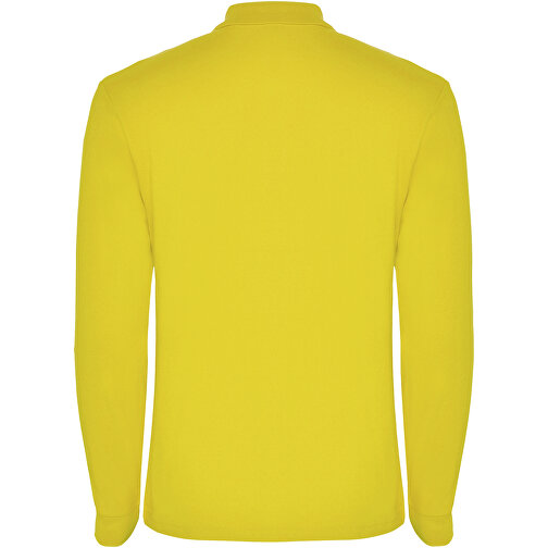 Estrella Langarm Poloshirt Für Herren , gelb, Piqué Strick 100% Baumwolle, 220 g/m2, 2XL, , Bild 3
