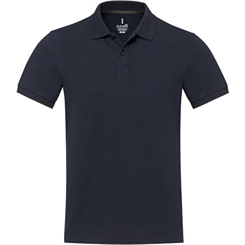 Emerald Aware™ Polo Unisex Aus Recyceltem Material , navy, Piqué Strick 50% Recyclingbaumwolle, 50% Recyceltes Polyester, 200 g/m2, XS, , Bild 3