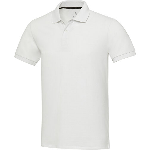 Emerald Polo Unisex Aus Recyceltem Material , weiß, Piqué Strick 50% Recyclingbaumwolle, 50% Recyceltes Polyester, 200 g/m2, 3XL, , Bild 1