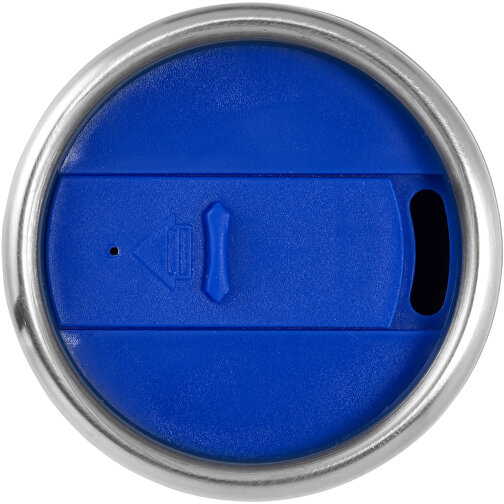 Elwood 410 Ml RCS-zertifizierter Isolierbecher Aus Recyceltem Edelstahl , blau, Recycled stainless steel, Recycelter Kunststoff, 8,60cm x 17,90cm x 8,60cm (Länge x Höhe x Breite), Bild 3