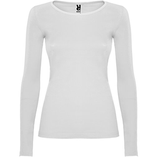 Extreme Langarmshirt Für Damen , weiß, Single jersey Strick 100% Baumwolle, 160 g/m2, S, , Bild 1