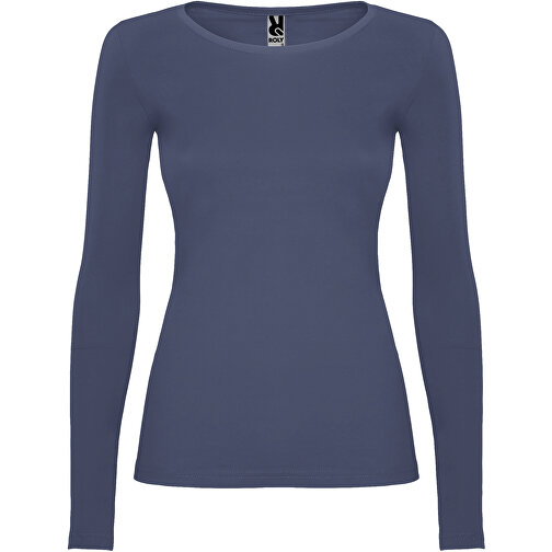 Extreme Langarmshirt Für Damen , blue denim, Single jersey Strick 100% Baumwolle, 160 g/m2, XL, , Bild 1