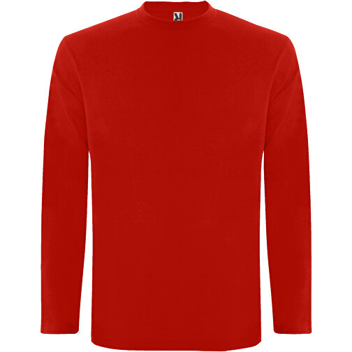 Extreme Langarmshirt Für Herren , rot, Single jersey Strick 100% Baumwolle, 160 g/m2, M, , Bild 1