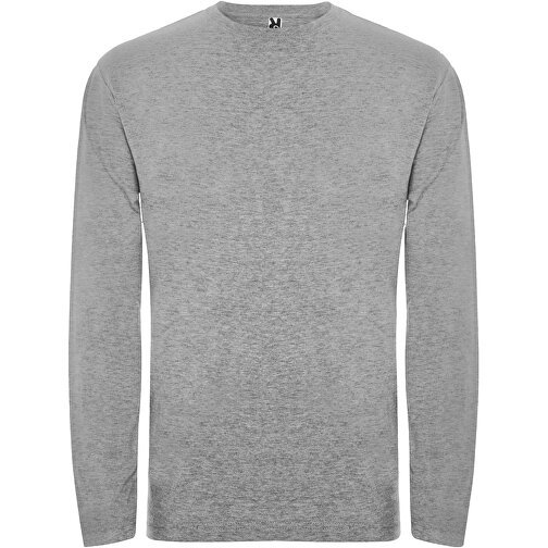 Extreme Langarmshirt Für Herren , marl grey, Single jersey Strick 85% Baumwolle, 15% Viskose, 160 g/m2, 2XL, , Bild 1