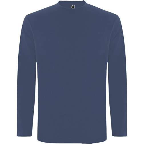 Extreme Langarmshirt Für Herren , blue denim, Single jersey Strick 100% Baumwolle, 160 g/m2, 3XL, , Bild 1