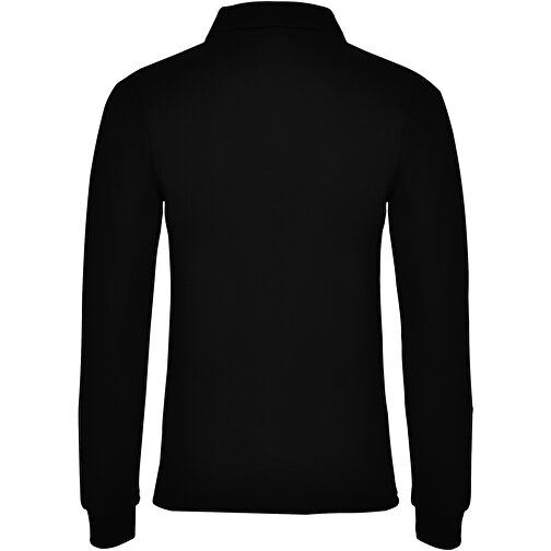 Estrella Langarm Poloshirt Für Damen , schwarz, Piqué Strick 100% Baumwolle, 220 g/m2, L, , Bild 3