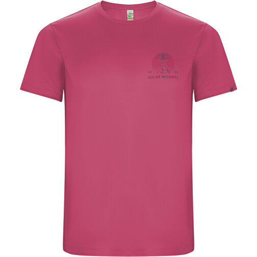Imola Sport T-Shirt Für Herren , pink fluor, Interlock Strick 50% Recyceltes Polyester, 50% Polyester, 135 g/m2, S, , Bild 2