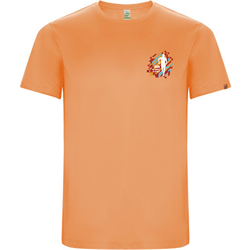 Imola Sport T-Shirt Für Herren , fluor orange, Interlock Strick 50% Recyceltes Polyester, 50% Polyester, 135 g/m2, 3XL, , Bild 2