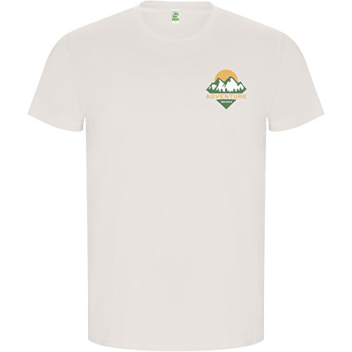 Golden T-Shirt Für Herren , vintage white, Single jersey Strick 100% Bio Baumwolle, 160 g/m2, 2XL, , Bild 2