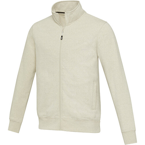 Galena Sweatjacke Aus Recyceltem Material Unisex , oatmeal, Strick 50% Recyclingbaumwolle, 50% Recyceltes Polyester, 320 g/m2, L, , Bild 1