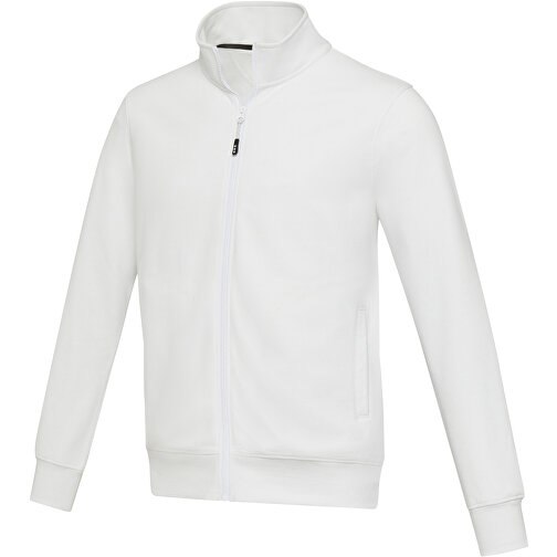 Galena Aware™ Sweatjacke Aus Recyceltem Material Unisex , weiss, Strick 50% Recyclingbaumwolle, 50% Recyceltes Polyester, 320 g/m2, 3XL, , Bild 1