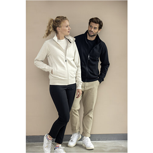 Galena Sweatjacke Aus Recyceltem Material Unisex , weiß, Strick 50% Recyclingbaumwolle, 50% Recyceltes Polyester, 320 g/m2, L, , Bild 5