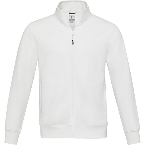 Galena Aware™ Sweatjacke Aus Recyceltem Material Unisex , weiß, Strick 50% Recyclingbaumwolle, 50% Recyceltes Polyester, 320 g/m2, S, , Bild 3