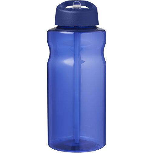 H2O Active® Eco Big Base 1L Sportflasche Mit Ausgussdeckel , blau, PCR Kunststoff, 72% PP Kunststoff, 17% SAN Kunststoff, 11% PE Kunststoff, 21,80cm (Höhe), Bild 3