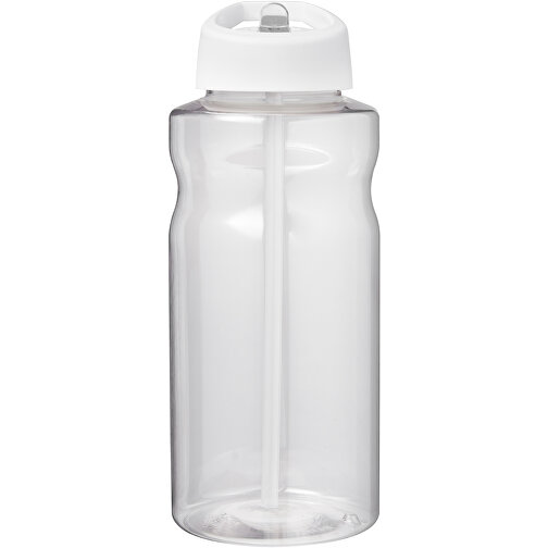 H2O Active® Big Base 1L Sportflasche Mit Ausgussdeckel , weiß, PET Kunststoff, 72% PP Kunststoff, 17% SAN Kunststoff, 11% PE Kunststoff, 21,80cm (Höhe), Bild 3