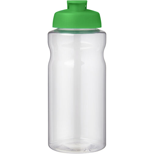 H2O Active® Big Base 1L Sportflasche Mit Klappdeckel , grün, PET Kunststoff, PP Kunststoff, 22,10cm (Höhe), Bild 3