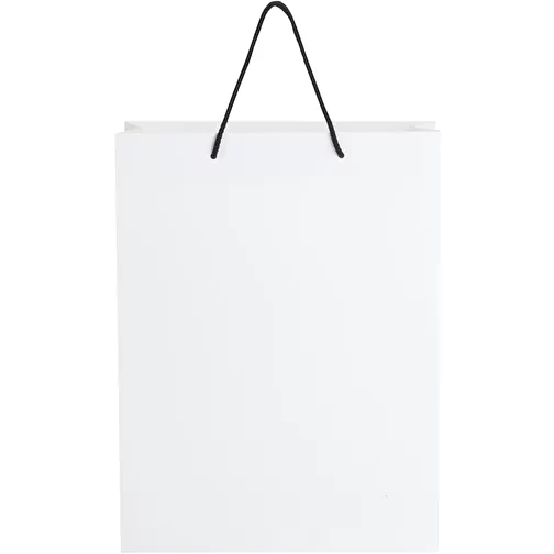 Sac en papier 170 g/m2 integra fait à la main avec poignées en plastique, XL, Image 3