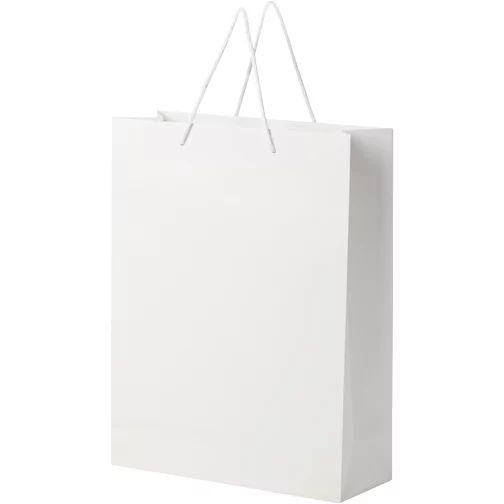 Sac en papier 170 g/m2 integra fait à la main avec poignées en plastique, XL, Image 4