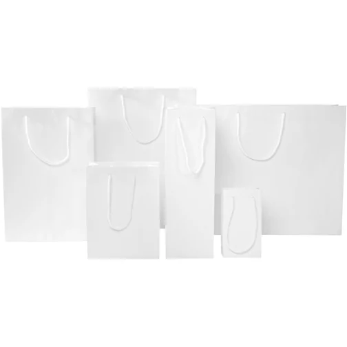 Sac en papier 170 g/m2 intégra fait à la main avec poignées en plastique, taille moyenne, Image 8