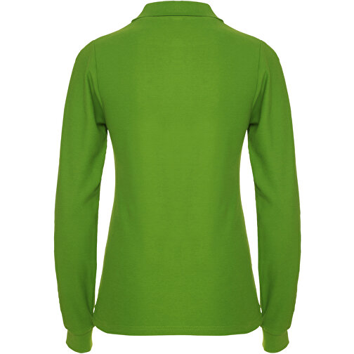Estrella Langarm Poloshirt Für Damen , grass green, Piqué Strick 100% Baumwolle, 220 g/m2, L, , Bild 3