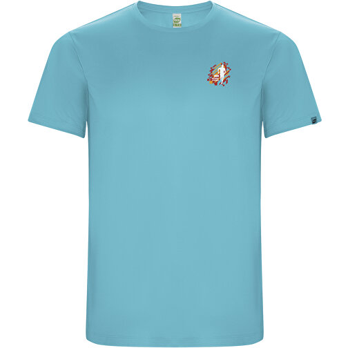 Imola Sport T-Shirt Für Kinder , türkis, Interlock Strick 47% Recyceltes Polyester, 53% Polyester, 135 g/m2, 8, , Bild 2