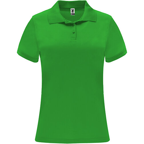 Monzha Sport Poloshirt Für Damen , green fern, Piqué Strick 100% Polyester, 150 g/m2, L, , Bild 1