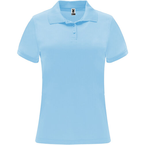 Monzha Sport Poloshirt Für Damen , himmelblau, Piqué Strick 100% Polyester, 150 g/m2, S, , Bild 1