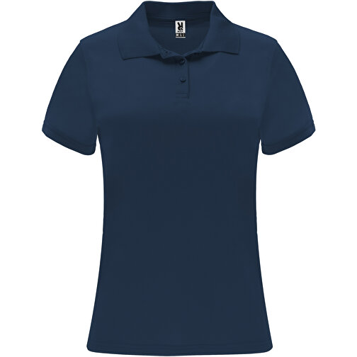 Monzha Sport Poloshirt Für Damen , navy blue, Piqué Strick 100% Polyester, 150 g/m2, XL, , Bild 1