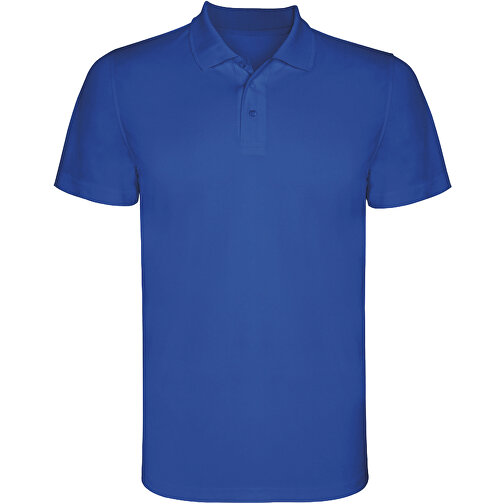 Monzha Sport Poloshirt Für Herren , royal, Piqué Strick 100% Polyester, 150 g/m2, L, , Bild 1