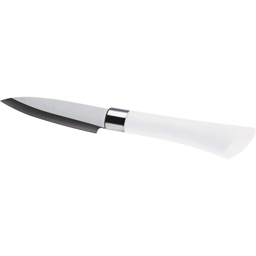 Knivblok i 5 dele med kokkekniv, steakkniv, skrællekniv, saks og blok, Billede 4