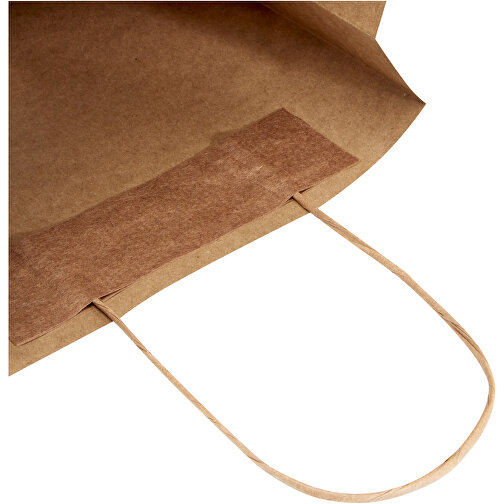 Kraftpapirpose 120 g/m2 med twisted håndtag – medium, Billede 7