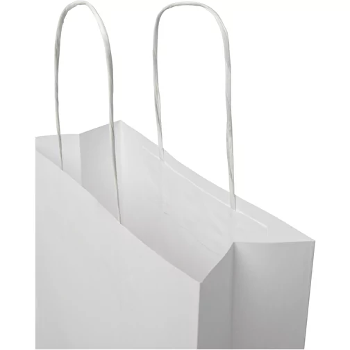 Sac en papier Kraft 120 g/m2 avec poignées torsadées, taille moyenne, Image 6