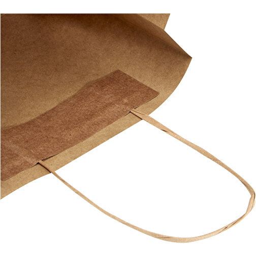 Papirpose 120 g/m2 av kraftpapir med vridde håndtak – small, Bilde 7