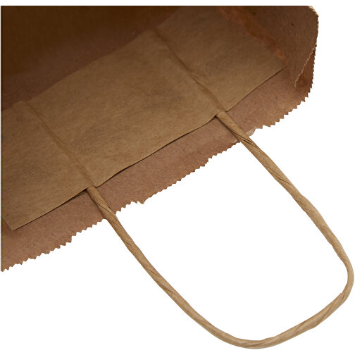 Kraftpapirpose med twistede håndtag 80 g/m2 – lille, Billede 5