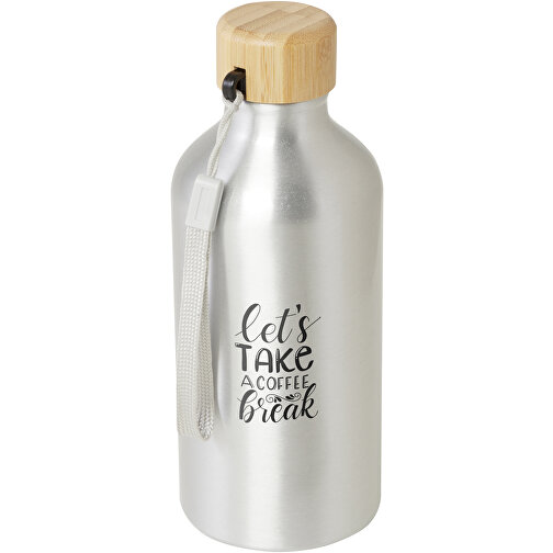 Malpeza butelka na wodę o pojemności 500 ml wykonana z aluminium pochodzącego z recyklingu z cert, Obraz 2