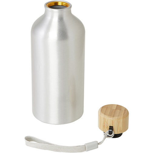 Malpeza butelka na wodę o pojemności 500 ml wykonana z aluminium pochodzącego z recyklingu z cert, Obraz 4
