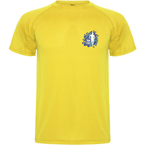 Montecarlo kortärmad sport-T-shirt för herr, Bild 2