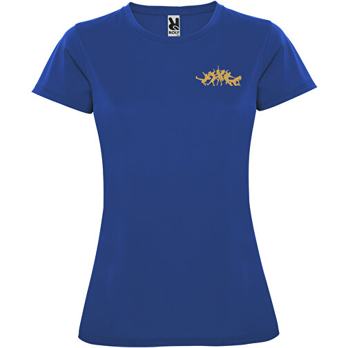 Montecarlo Sport T-Shirt Für Damen , royal, Piqué Strick 100% Polyester, 150 g/m2, XL, , Bild 2
