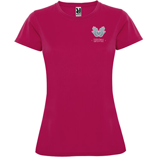 Montecarlo Sport T-Shirt Für Damen , rossette, Piqué Strick 100% Polyester, 150 g/m2, L, , Bild 2