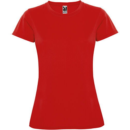 Montecarlo Sport T-Shirt Für Damen , rot, Piqué Strick 100% Polyester, 150 g/m2, S, , Bild 1