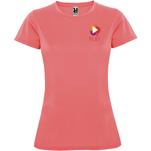 Montecarlo kortermet teknisk t-skjorte for dame, Bilde 2